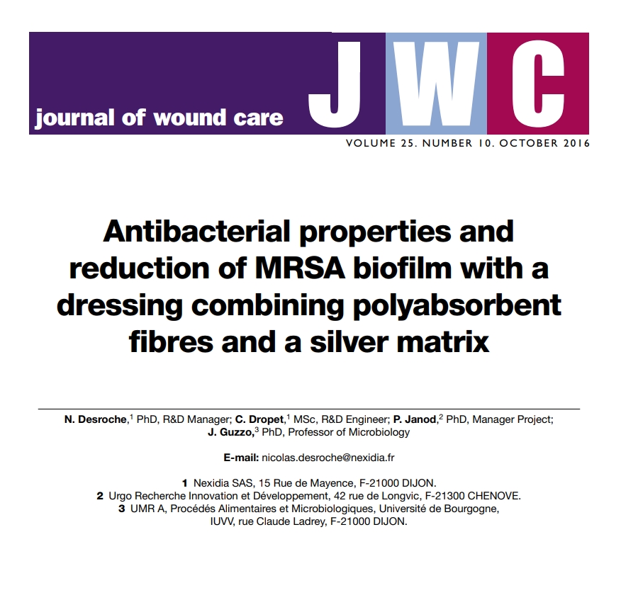 Portada estudio Fibras Desroche Antibacterial + Antibiofilm